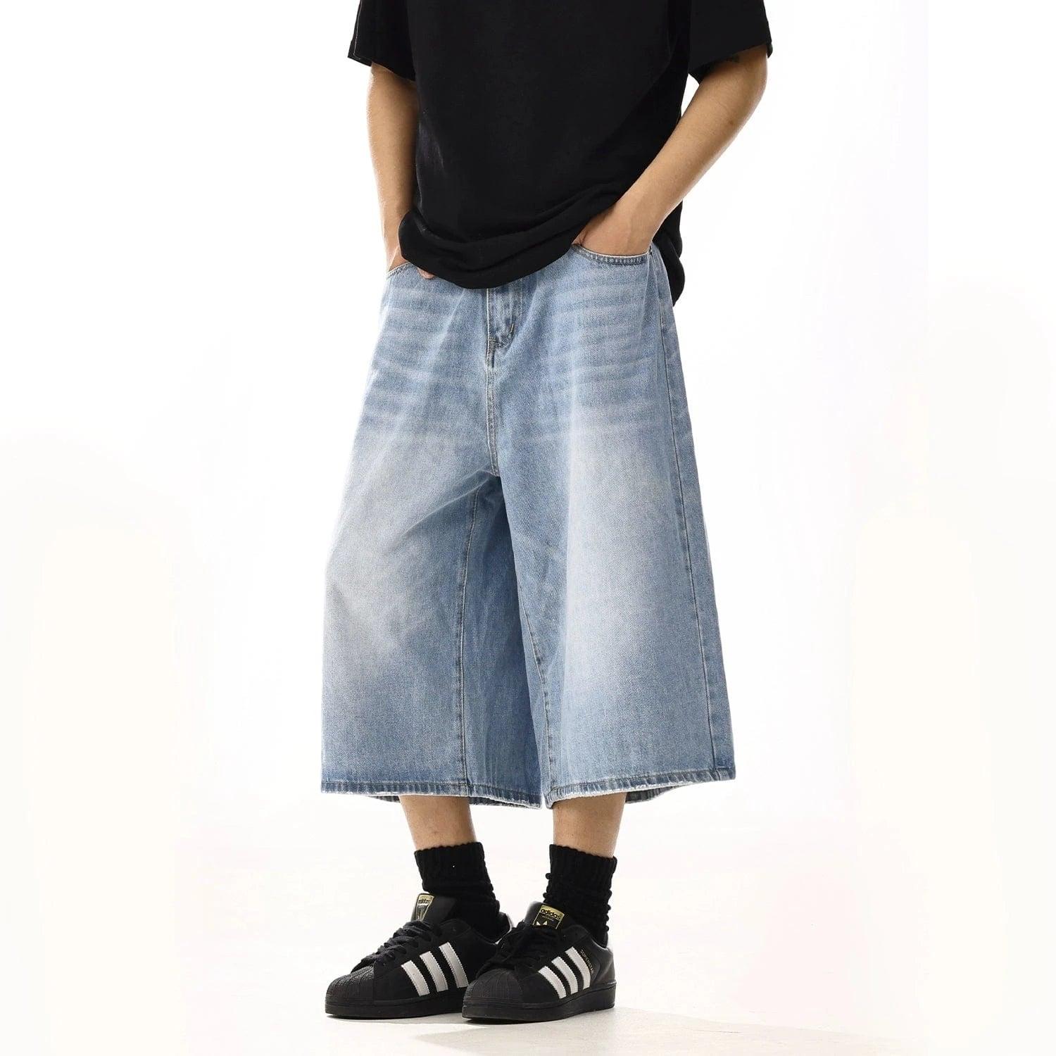 RT No. 13043 LONG DENIM SHORTS Product Image