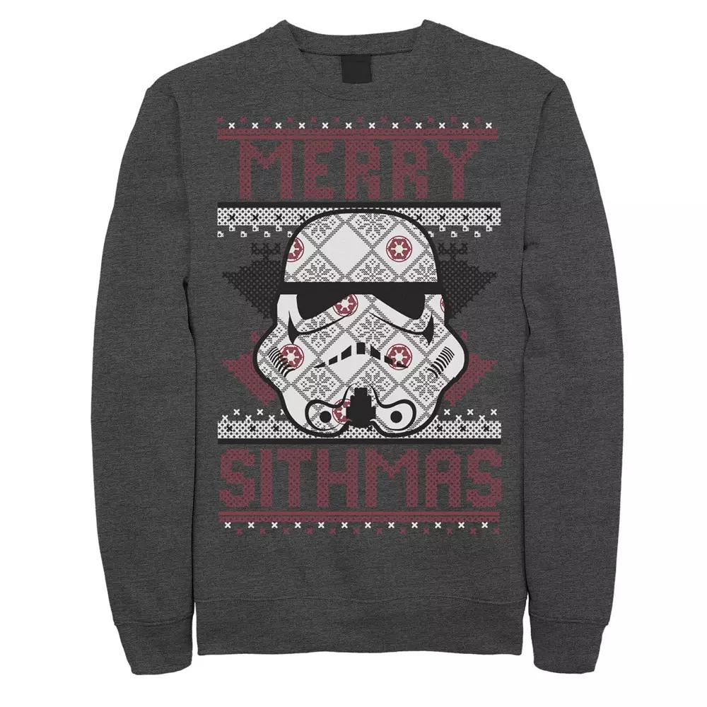 Men's Star Wars Stormtrooper Helmet "Merry Sithmas" Sweatshirt,  Product Image