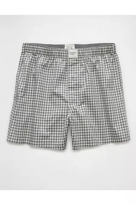 AEO Mens Plaid Stretch Boxer Short Men's Product Image