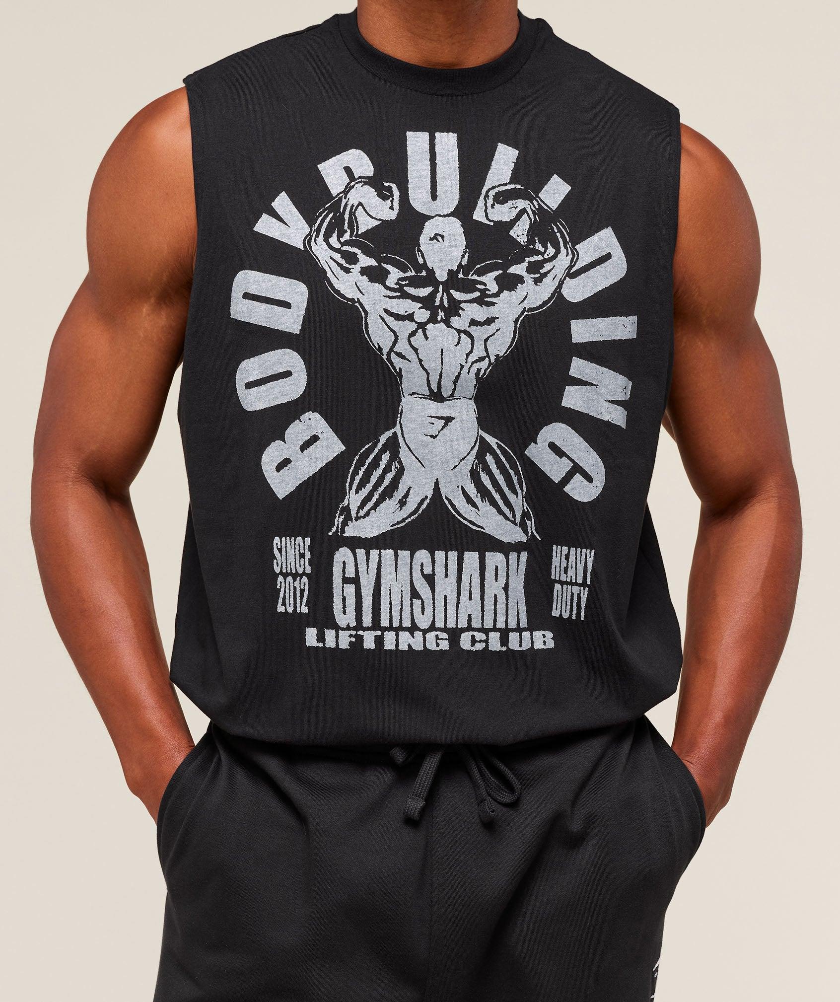 Gymshark Lifting Club Flex Tank - Black Male Product Image