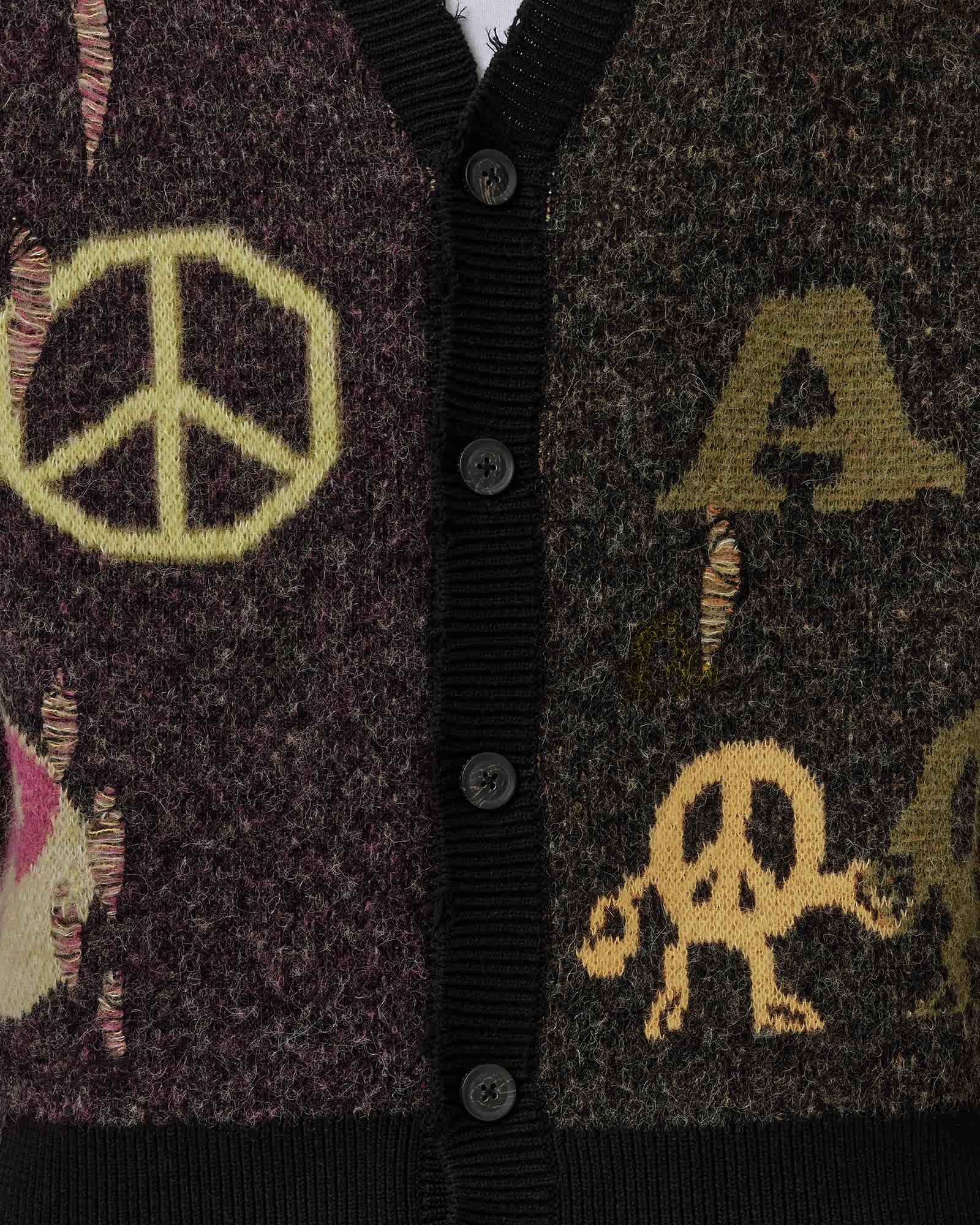 Emotive Oversized Jacquard Cardigan Product Image