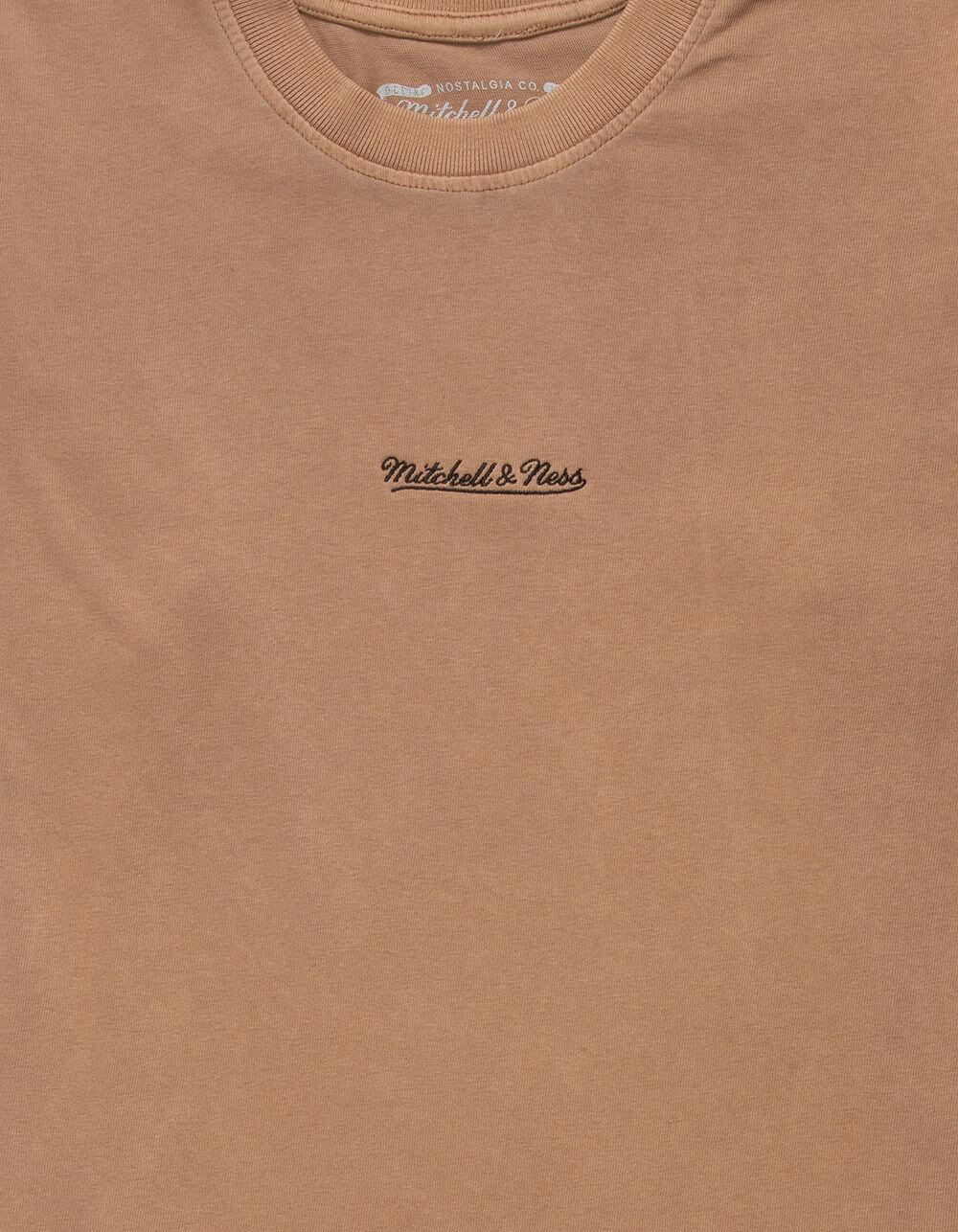 MITCHELL & NESS Branded Script Mens Tee - TAUPE Product Image