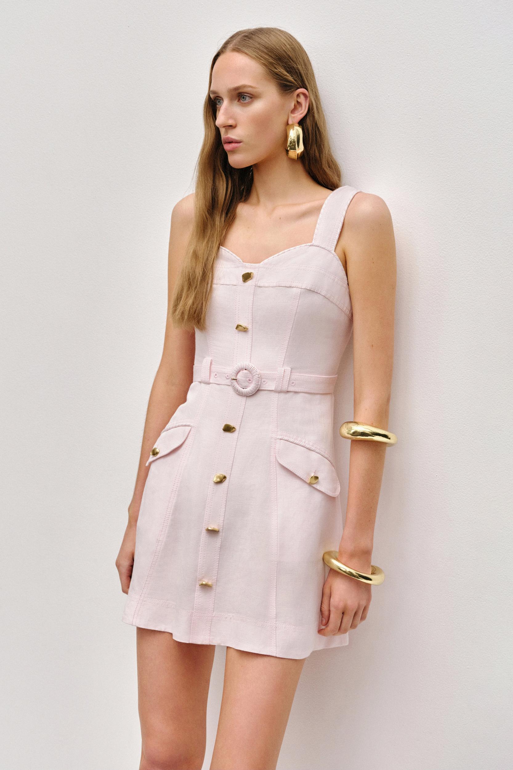 Celeste Utility Mini Dress-BLACK / 6 Product Image