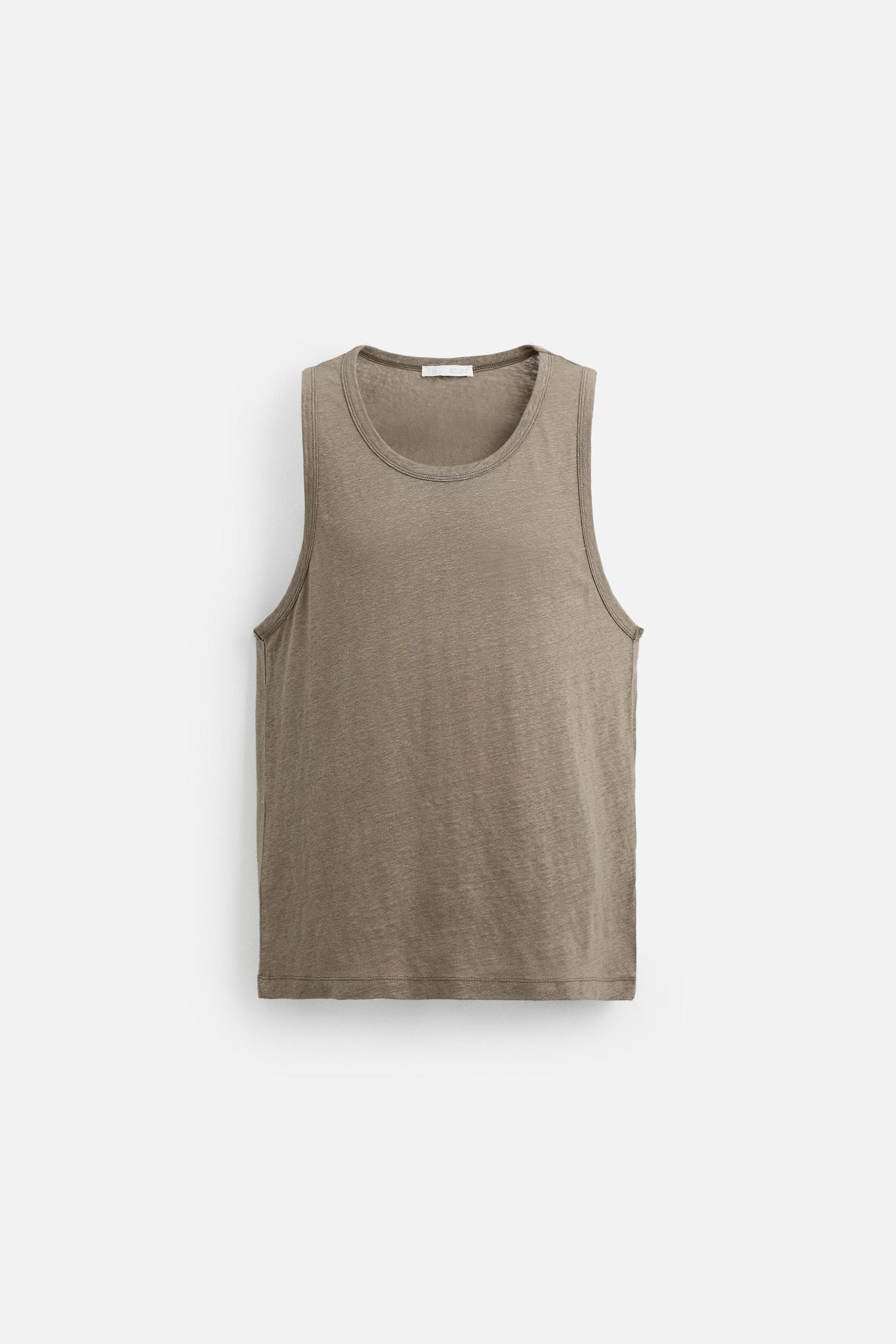 100% LINEN TANK TOP Product Image