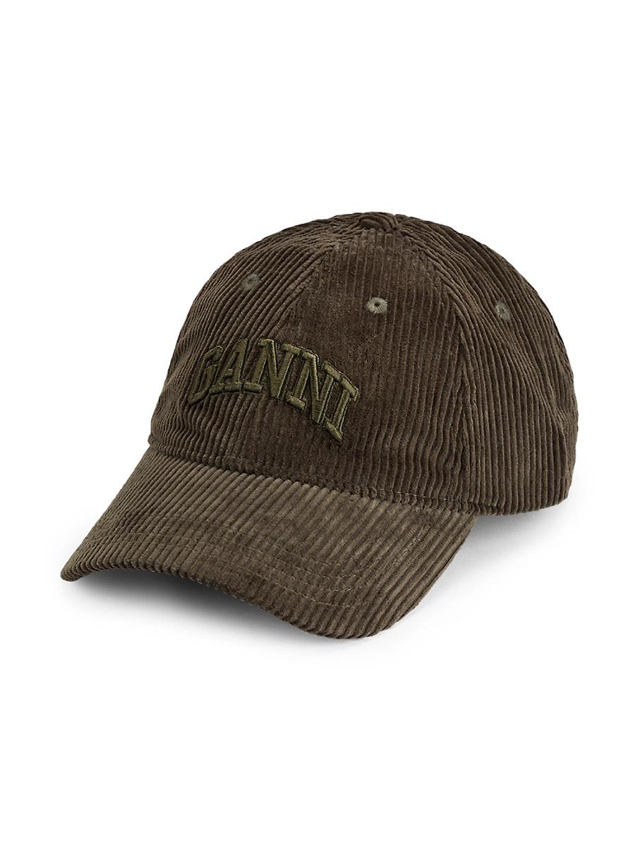 Womens Corduroy Baseball Cap Product Image