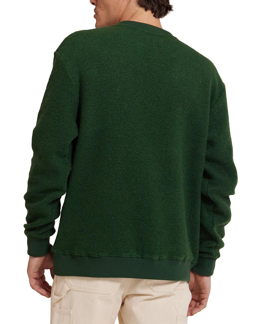 Reo Textured Fleece - Forest Green Product Image
