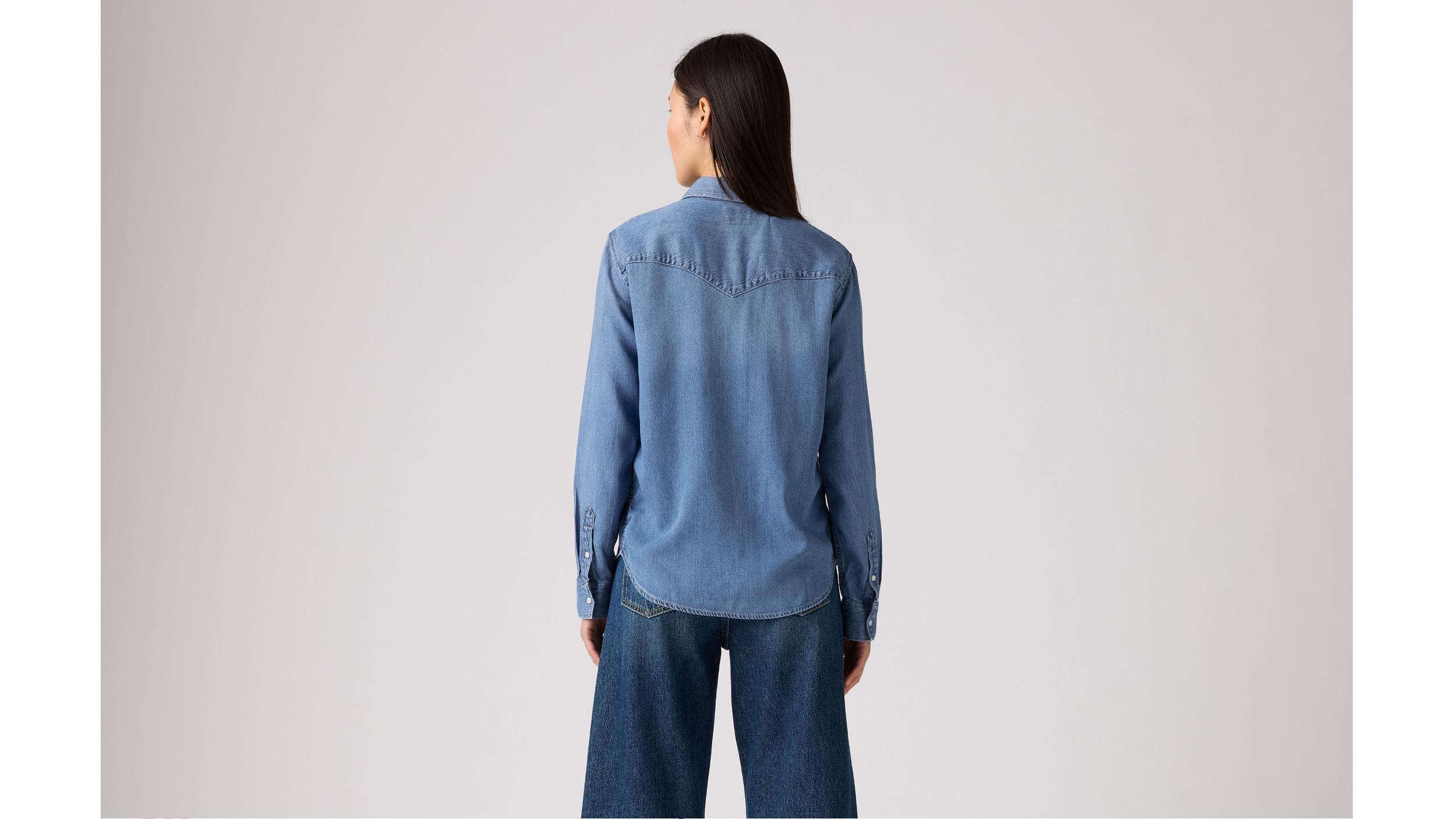 Iconic Western Denim Shirt Product Image
