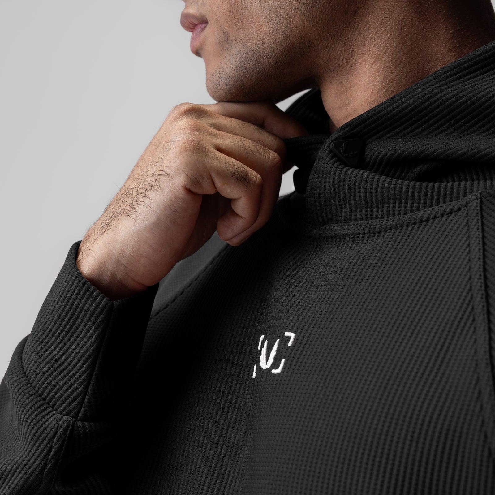 1019. Deltapeak® Oversized Hoodie - Black Product Image