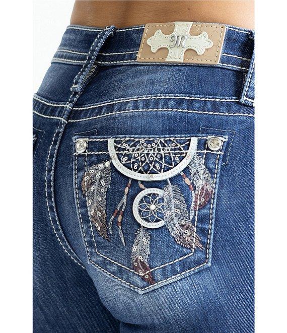Miss Me Dream Catcher Mid-Rise Bootcut Jeans Product Image
