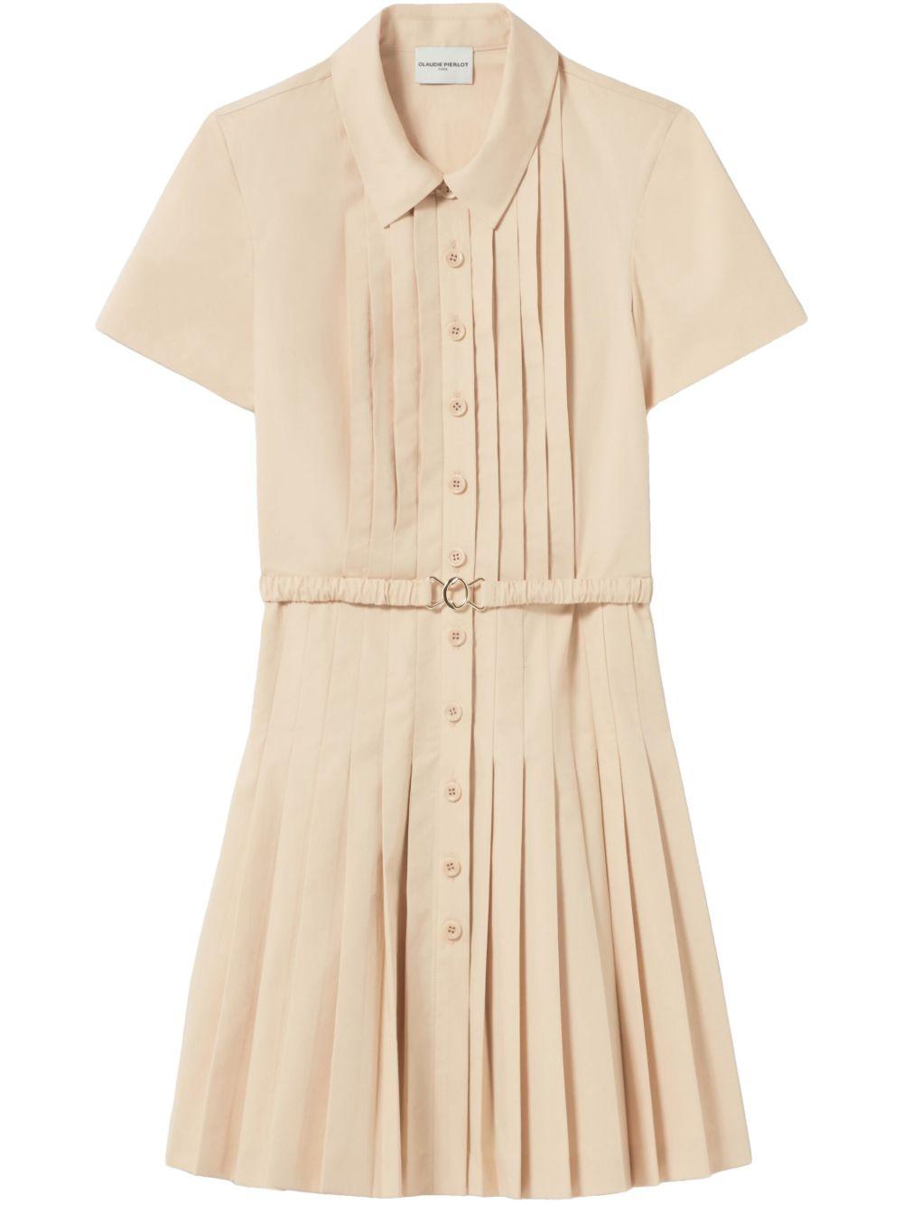 pleated mini dress Product Image