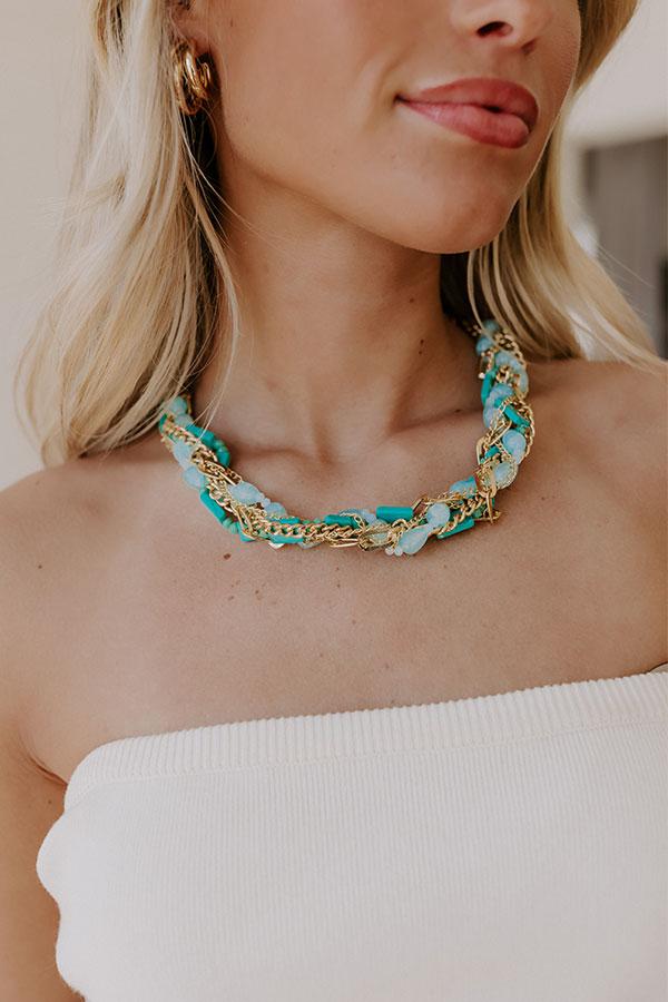 Turquoise Water Semi Precious Necklace Product Image