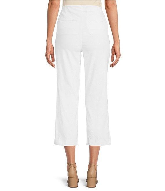 Ali Miles Flat Front Stretch Ponte Pants Product Image