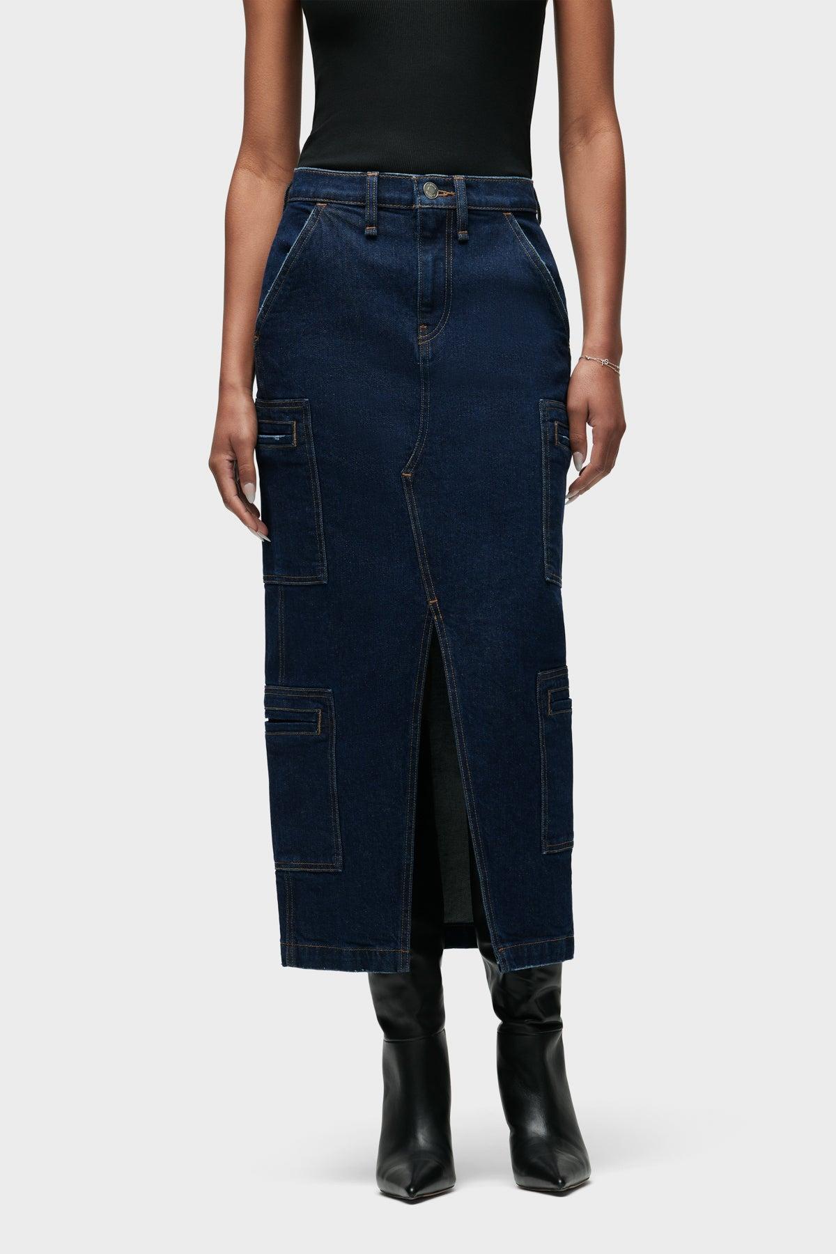 Plus Size Solid Button Up Gathered Wide Leg Pants Women Indigo Elegant Wide Leg Mid Rise Everyday Pants BloomChic 18-20/2X Product Image