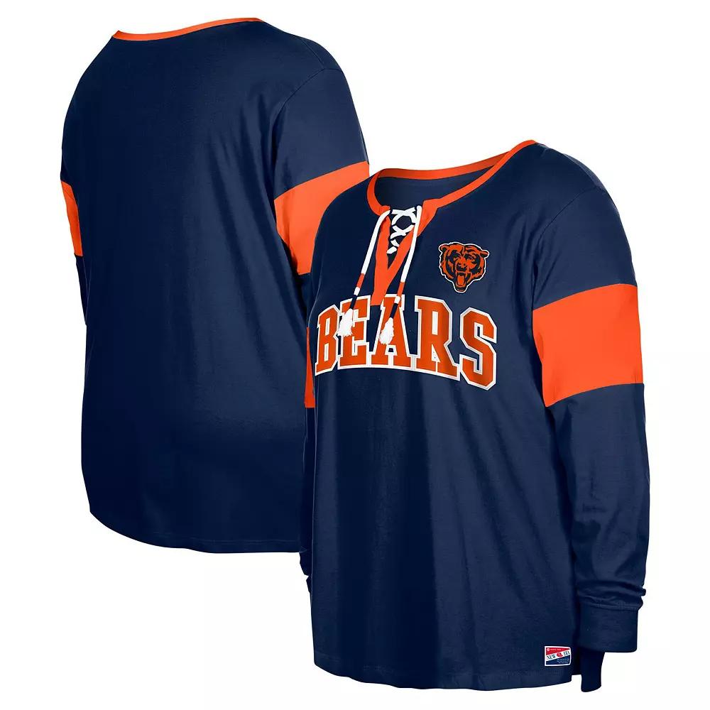 Women's New Era Navy Chicago Bears Plus  Product Image