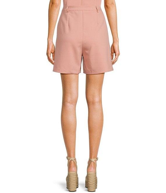 Sadie & Sage Seasons Bloom Solid Pleated Coordinating Shorts Product Image