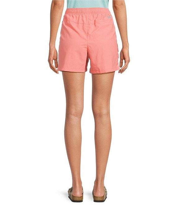 Columbia Sandier Mid Rise Elastic Waist Cargo Shorts Product Image