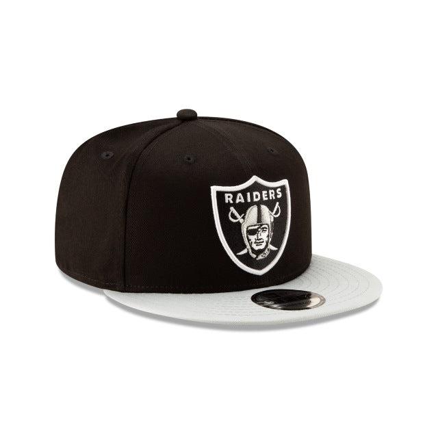 Las Vegas Raiders Two Tone Black 9FIFTY Snapback Hat Male Product Image
