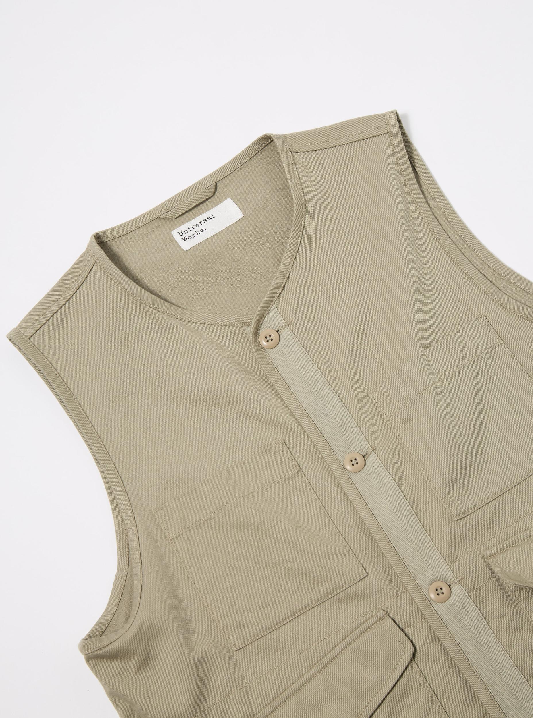 Stone Twill 4 Pocket Gilet Product Image