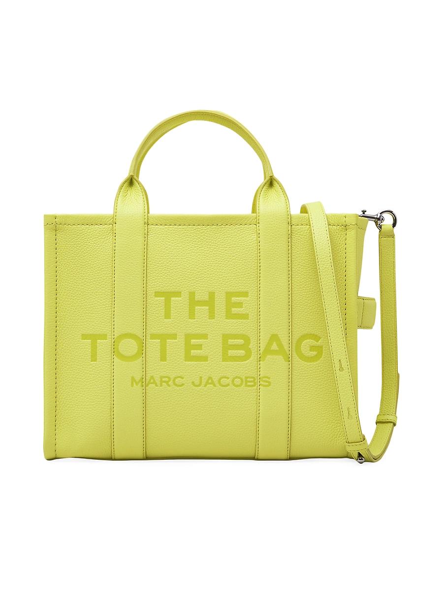 Womens The Leather Medium Tote Bag Product Image