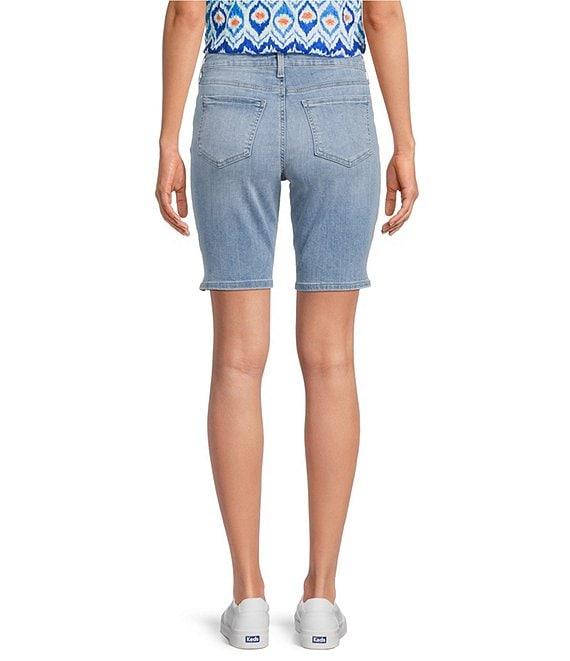 NYDJ Ella Straight Side Slit Denim Shorts Product Image