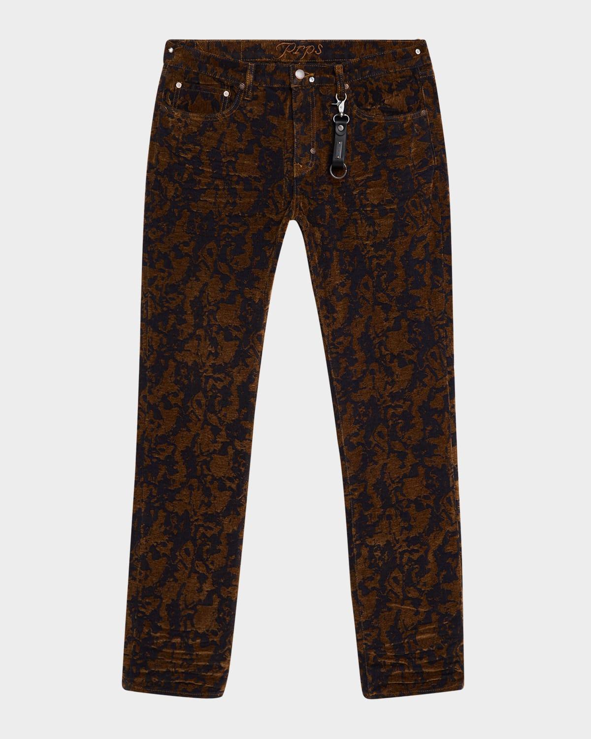 Mens Jacquard Trucker Jacket Product Image