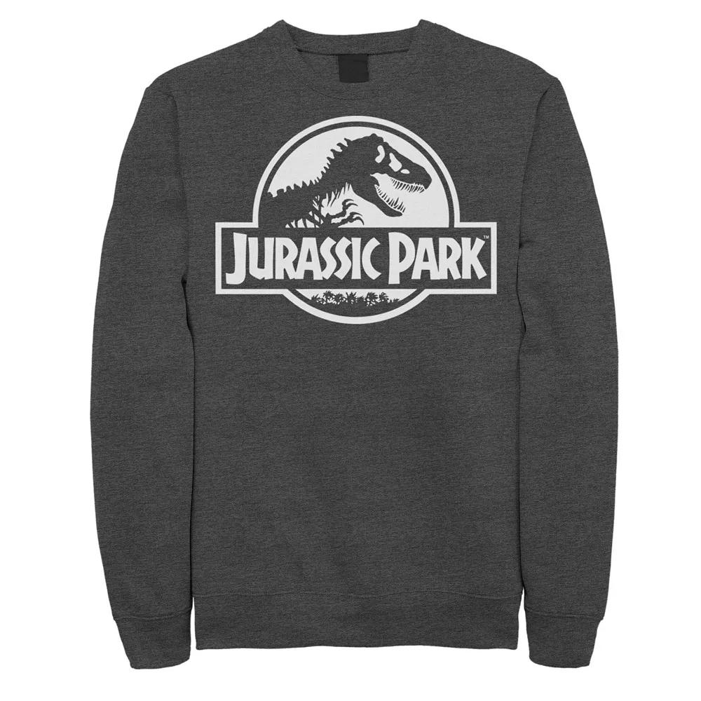 Men's Jurassic Park Beige Flat Movie Logo Sweatshirt,  Product Image