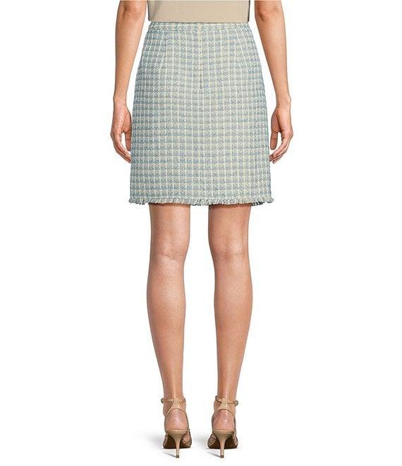 Preston & York Joan Tweed Pencil Lined Skirt Product Image
