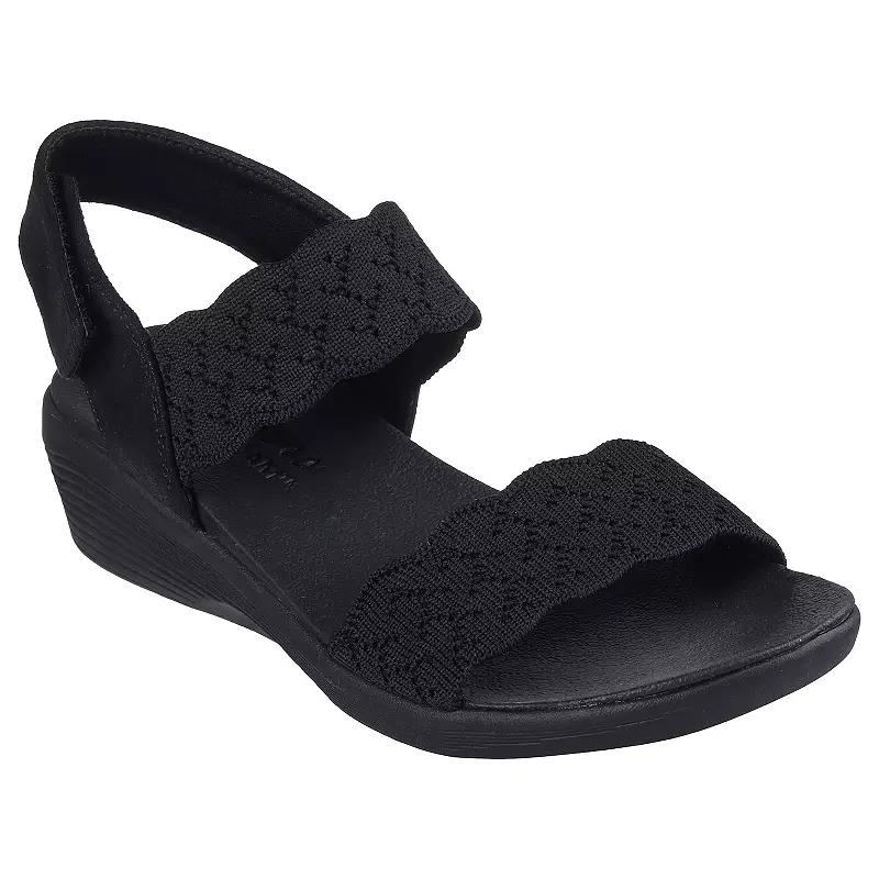 Skechers Womens Arya Scalloped Knit Sling Sandal Product Image