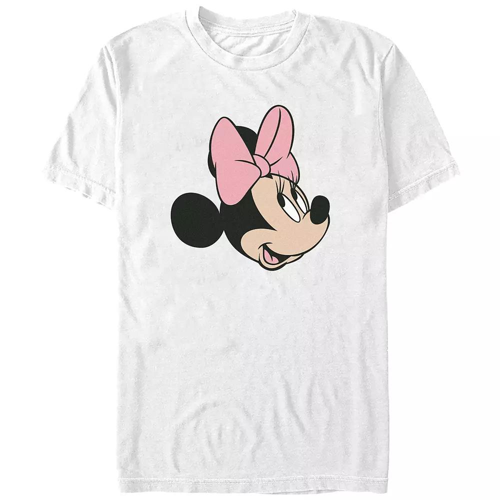 Disney's Minnie Mouse Head Profile Juniors' Graphic Tee, Women's, Size: XS, White Product Image