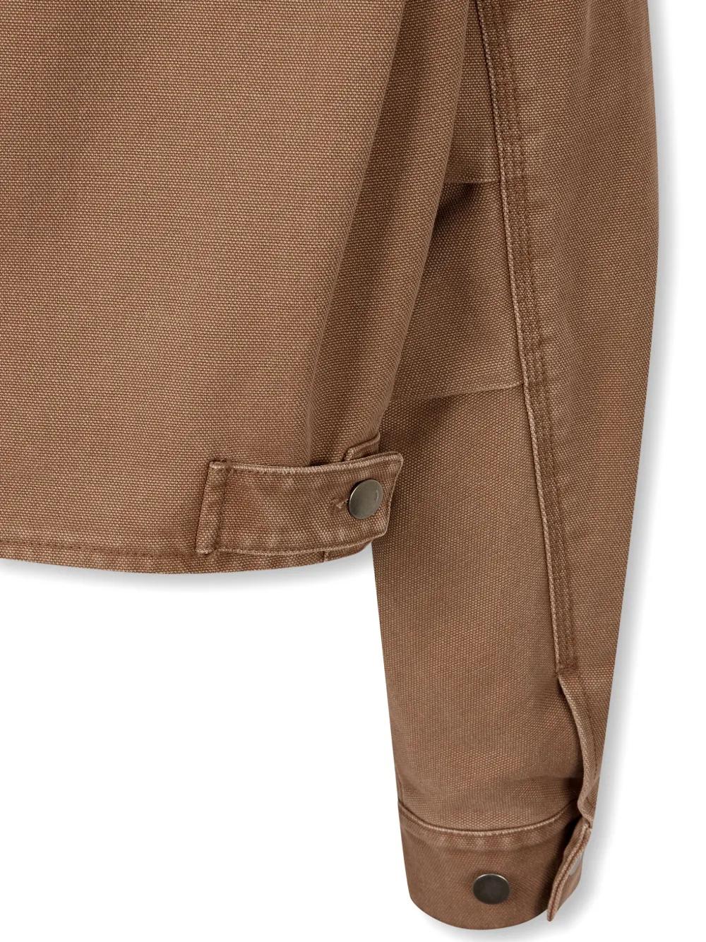 corduroy-collar cropped jacket Product Image