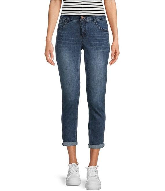 Gibson & Latimer Perfect Fit Crop Skinny Stretch Denim Jeans Product Image