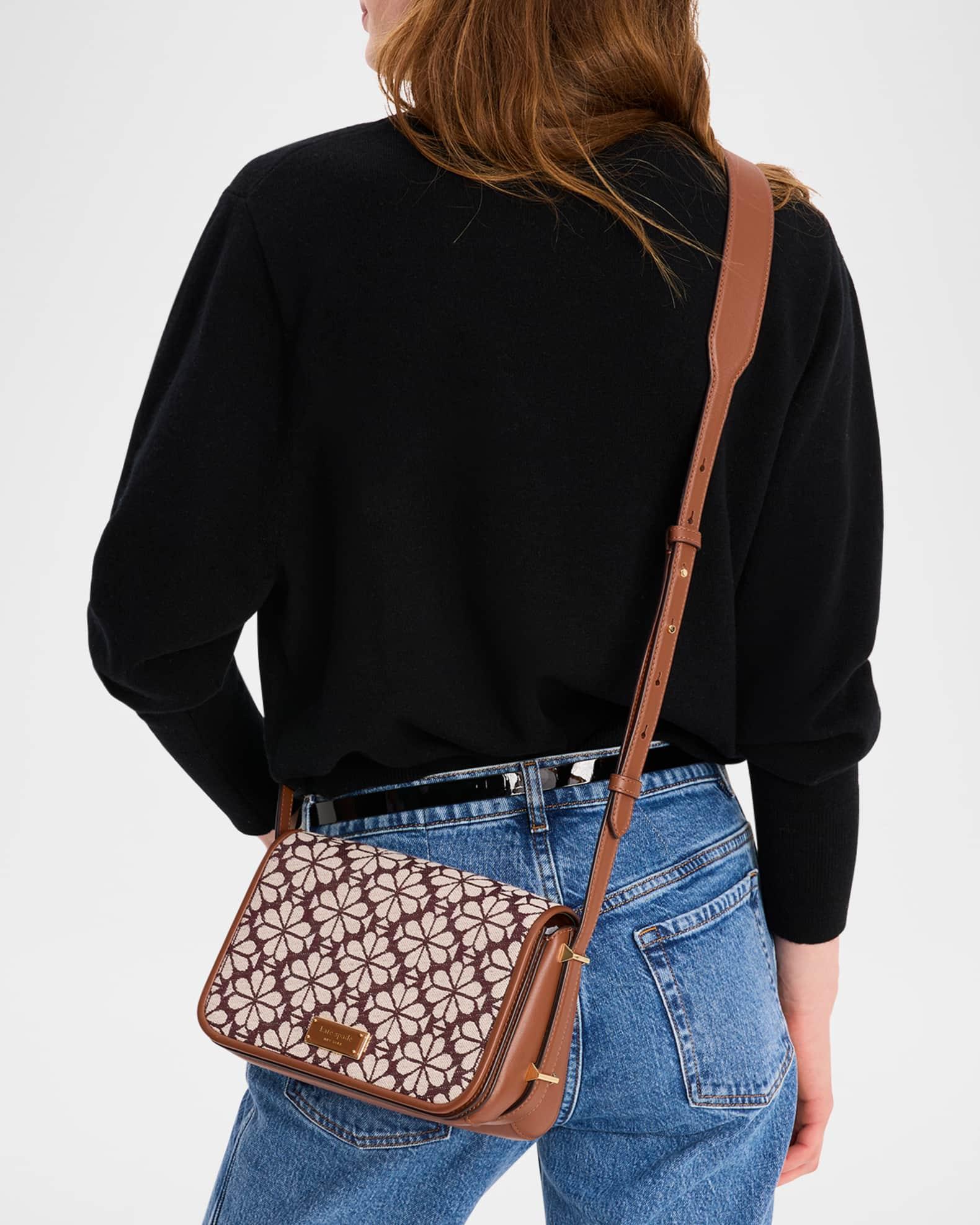spade flower jacquard crossbody bag Product Image