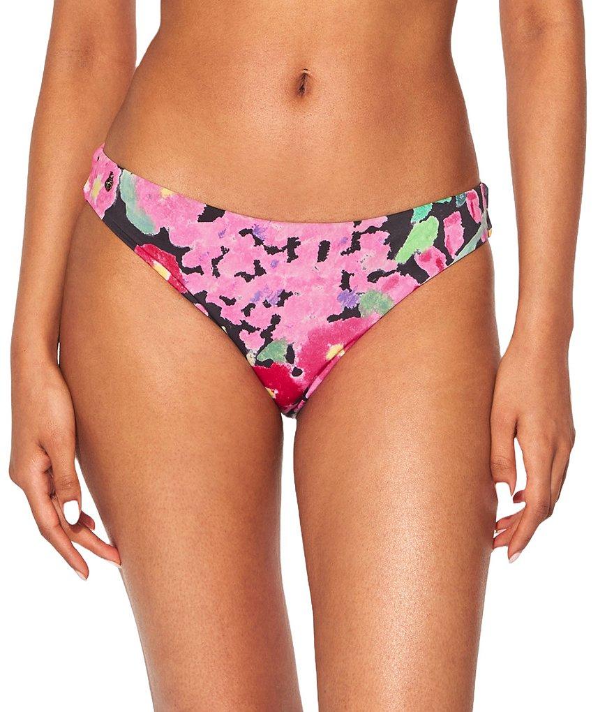 Kurt Geiger London Kensington Floral Print Scoop Waist Bikini Brief Swim Bottom Product Image