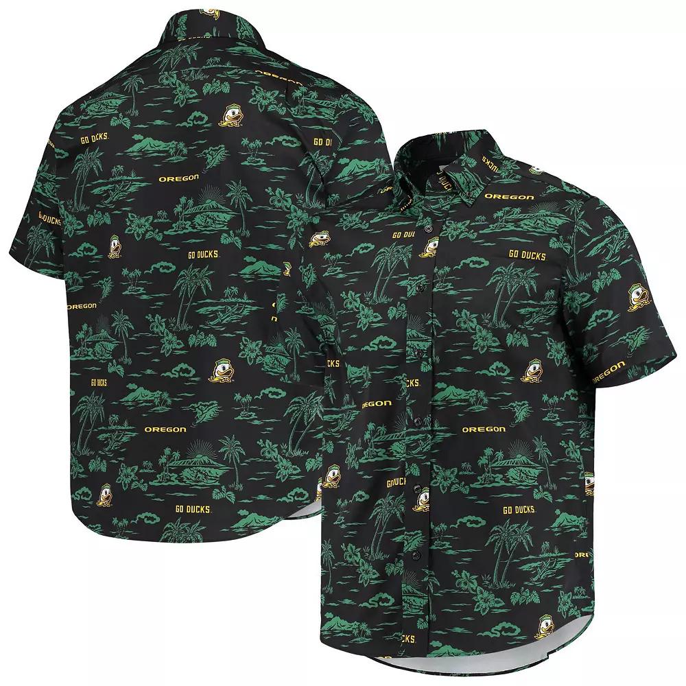Men's Reyn Spooner Black Oregon Ducks Classic Button-Down Shirt,  Product Image