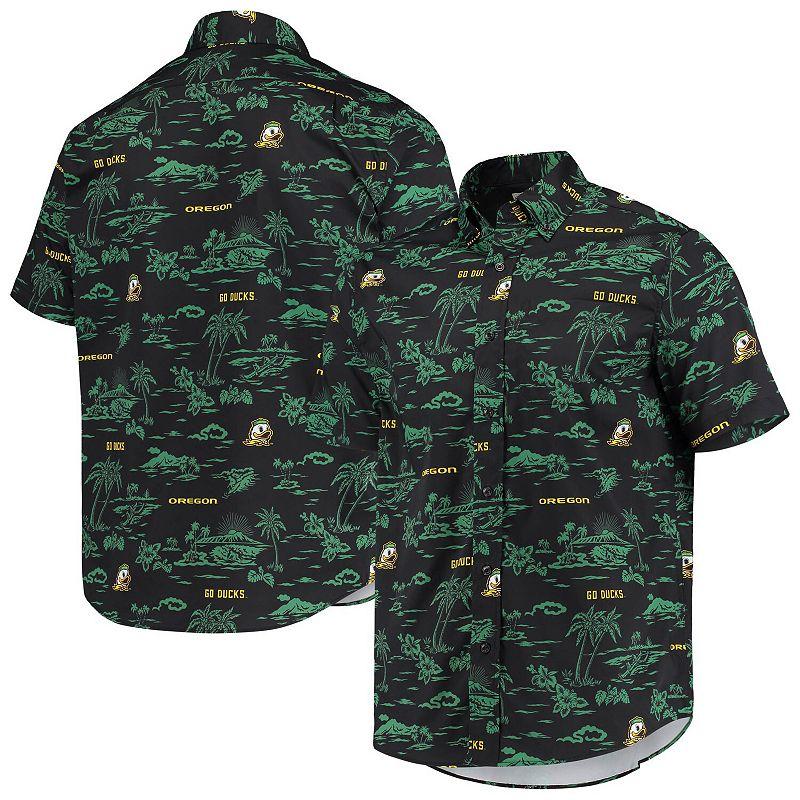 Men's Reyn Spooner Black Oregon Ducks Classic Button-Down Shirt,  Product Image