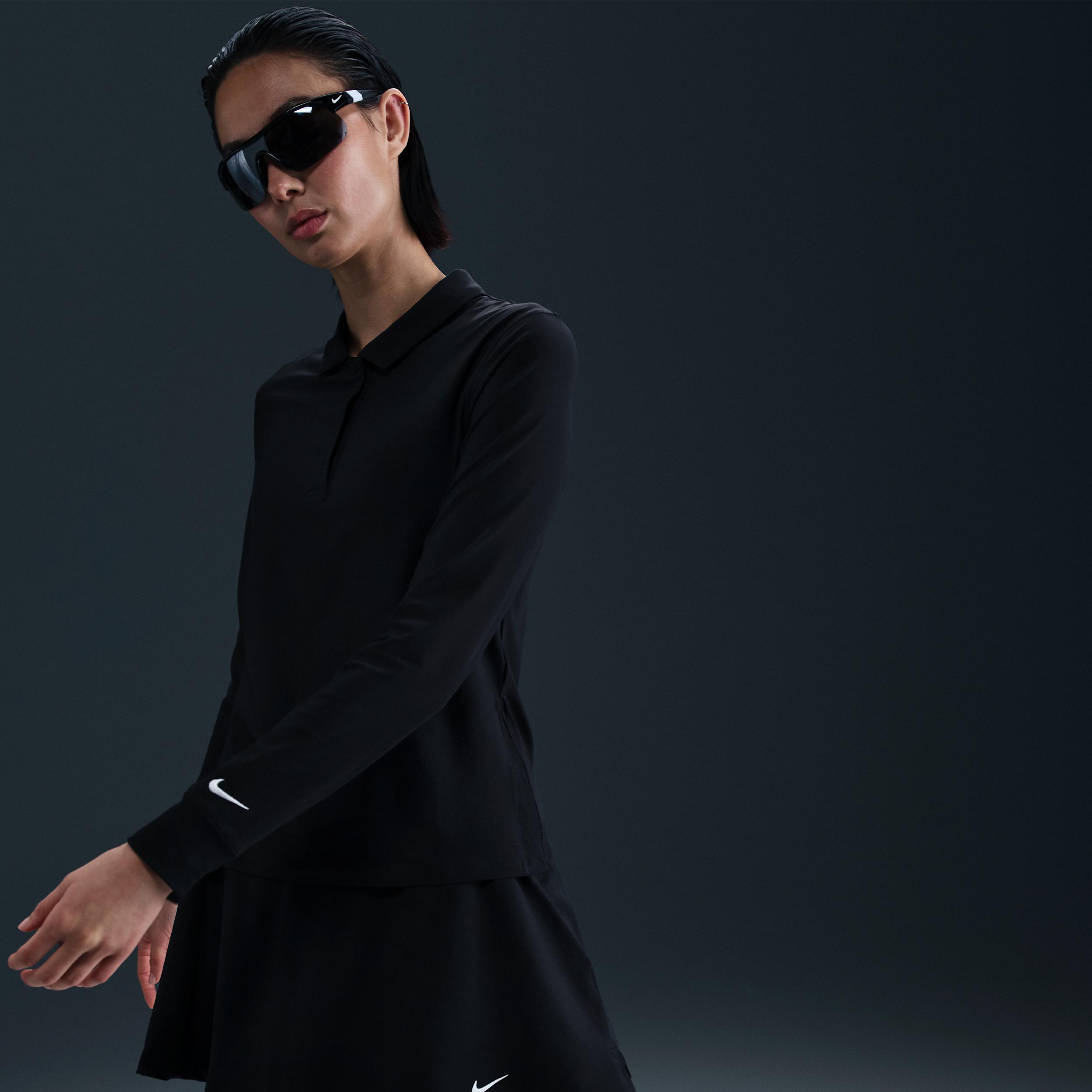 Nike Women's Victory Dri-FIT Long-Sleeve Polo Product Image