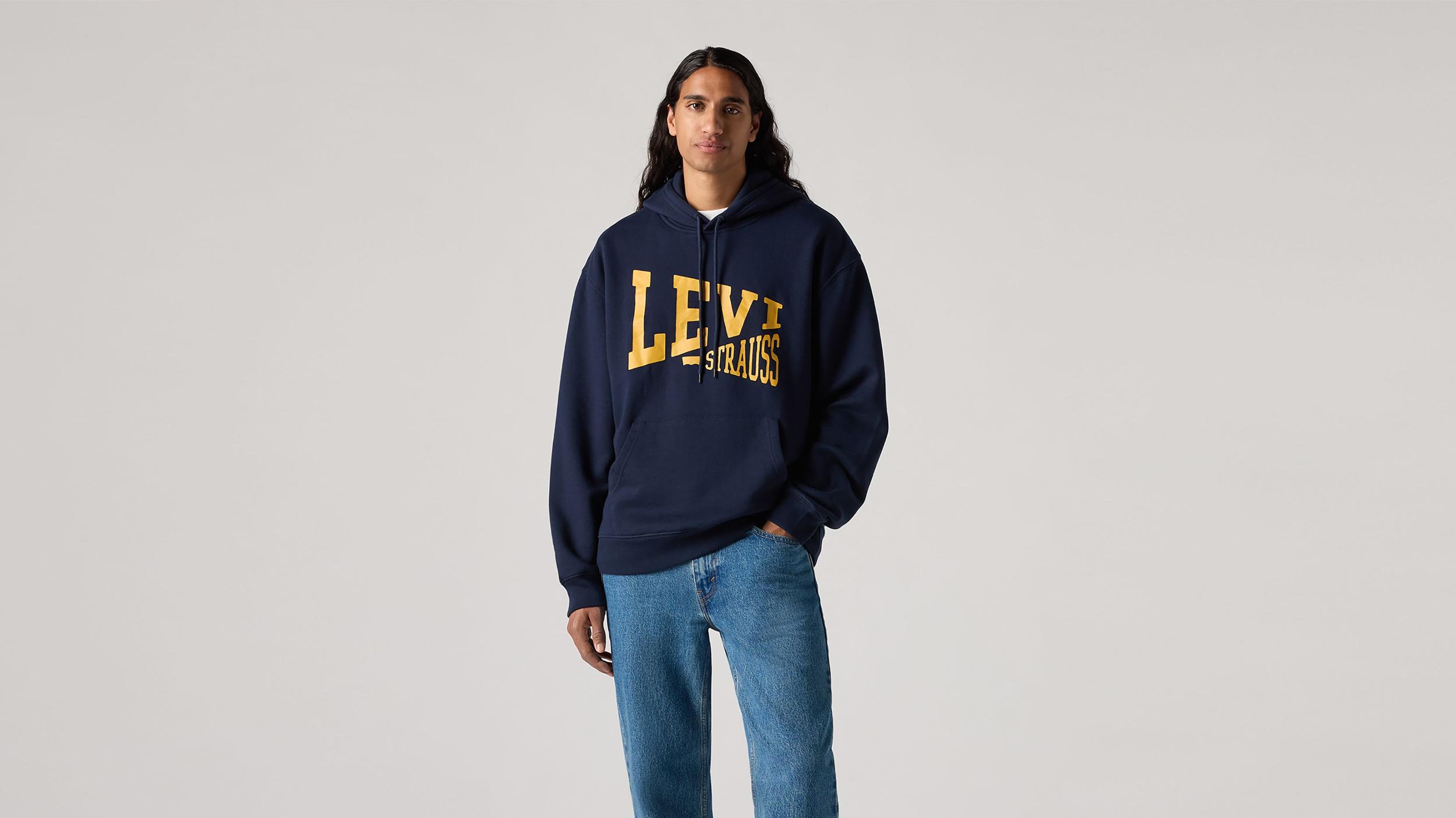 Relaxed Fit Graphic Hoodie Sweatshirt Product Image