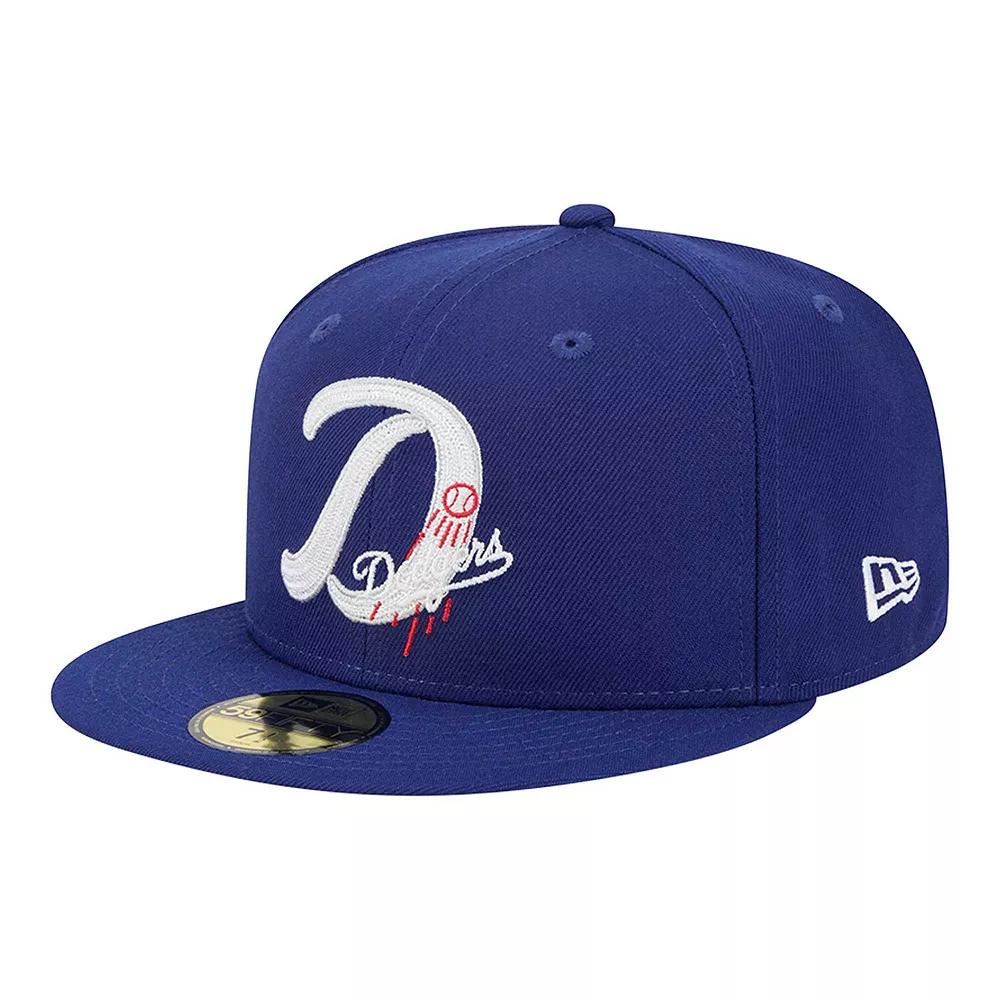 Men's New Era Royal Los Angeles Dodgers  Duo Logo 2.0 59FIFTY Fitted Hat, Size: 6 7/8, Blue Product Image