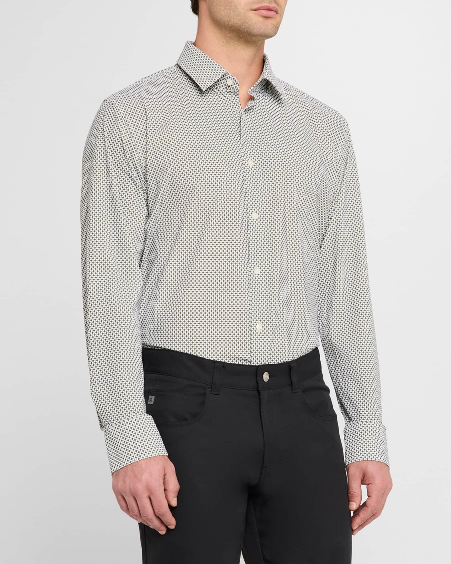 Men's Hank Grid-Print Dress Shirt Product Image