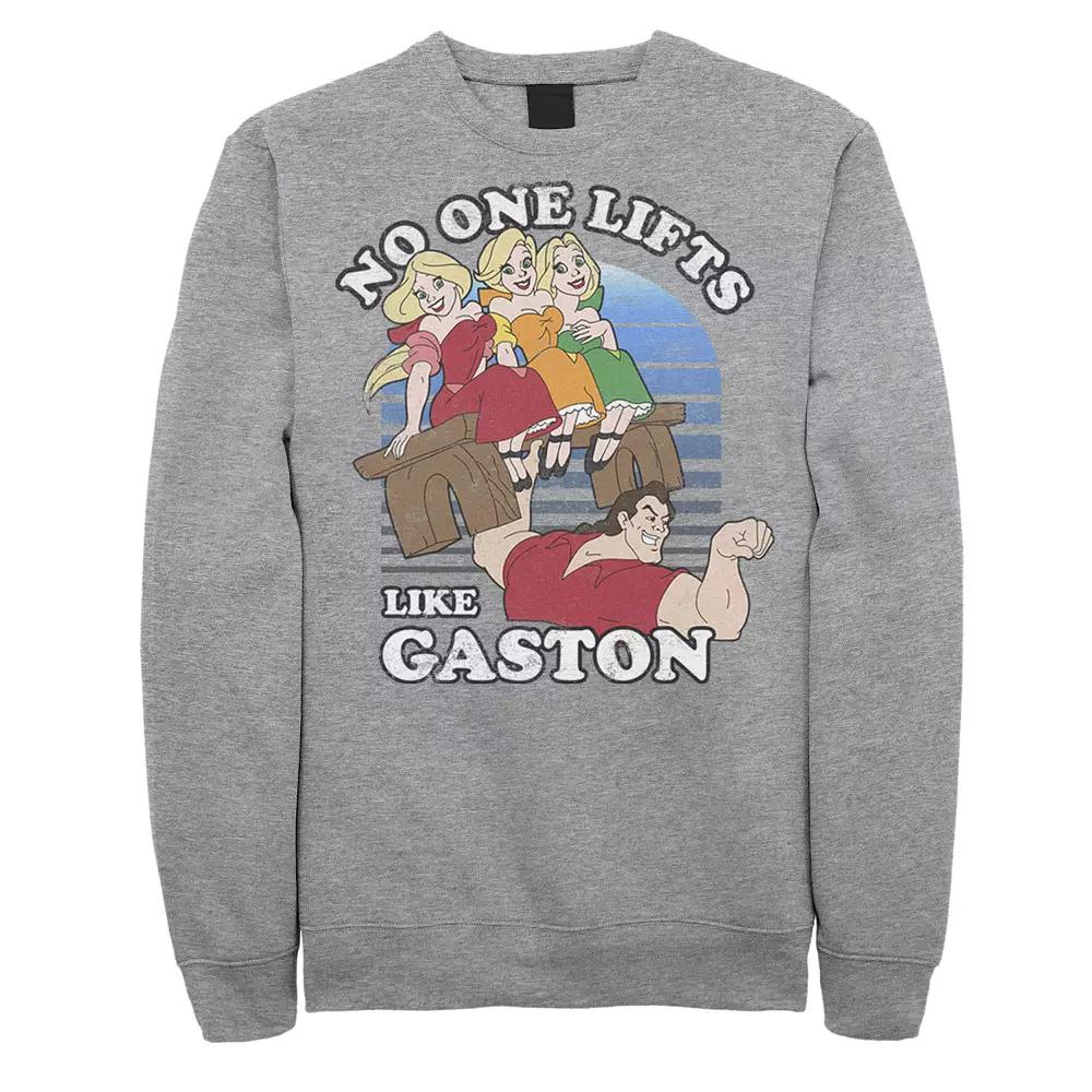 Disney's Beauty And The Beast Men's Lifts Like Gaston Fleece Graphic Pullover,  Product Image