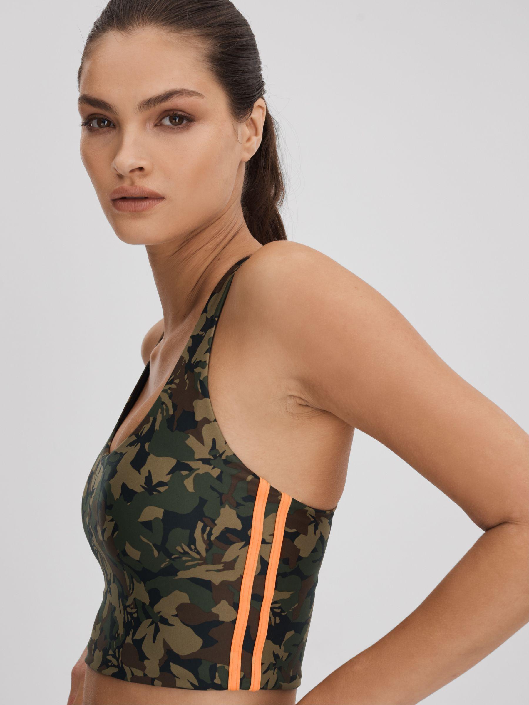 The Upside Camouflage Sports Bra in Camo Product Image