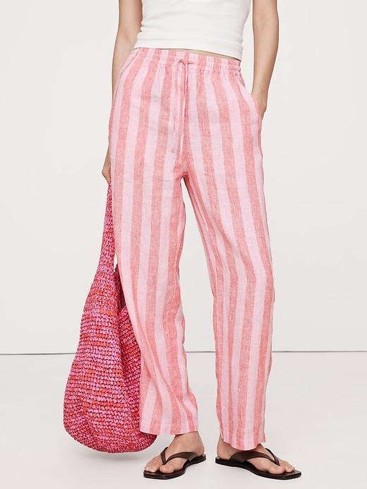 Linen Pull-On Ankle Pant Product Image