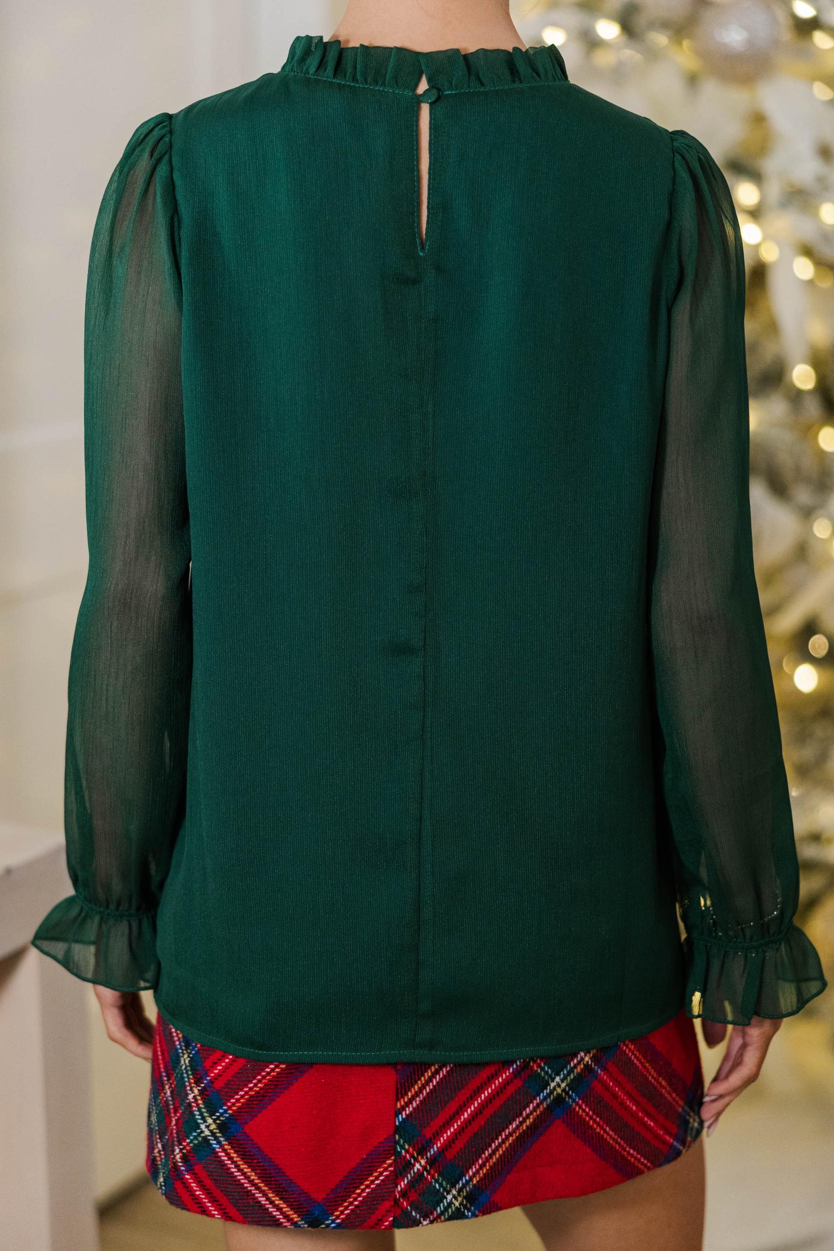 Dream Of The Day Emerald Blouse Female Product Image