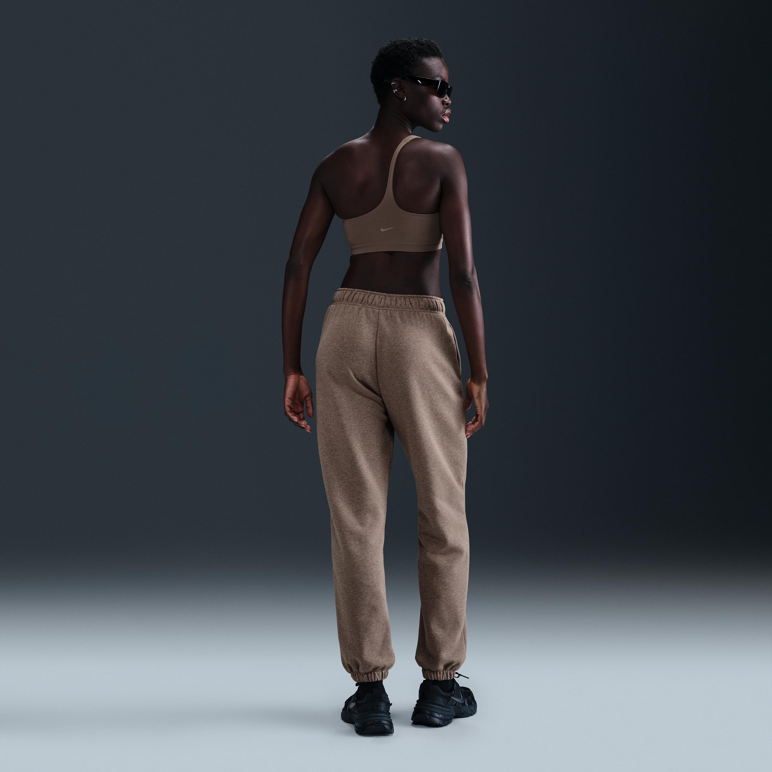 Womens Nike Sportswear Club Fleece Mid-Rise Oversized Sweatpants | DQ5800-214 Product Image