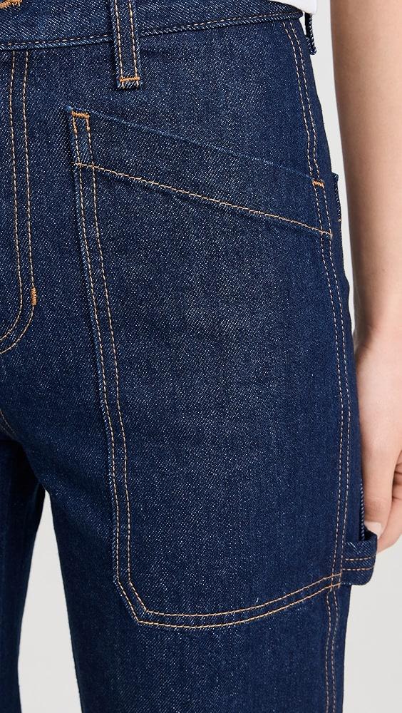 Veronica Beard Jean Dylan High Rise Straight Leg Jeans | Shopbop Product Image