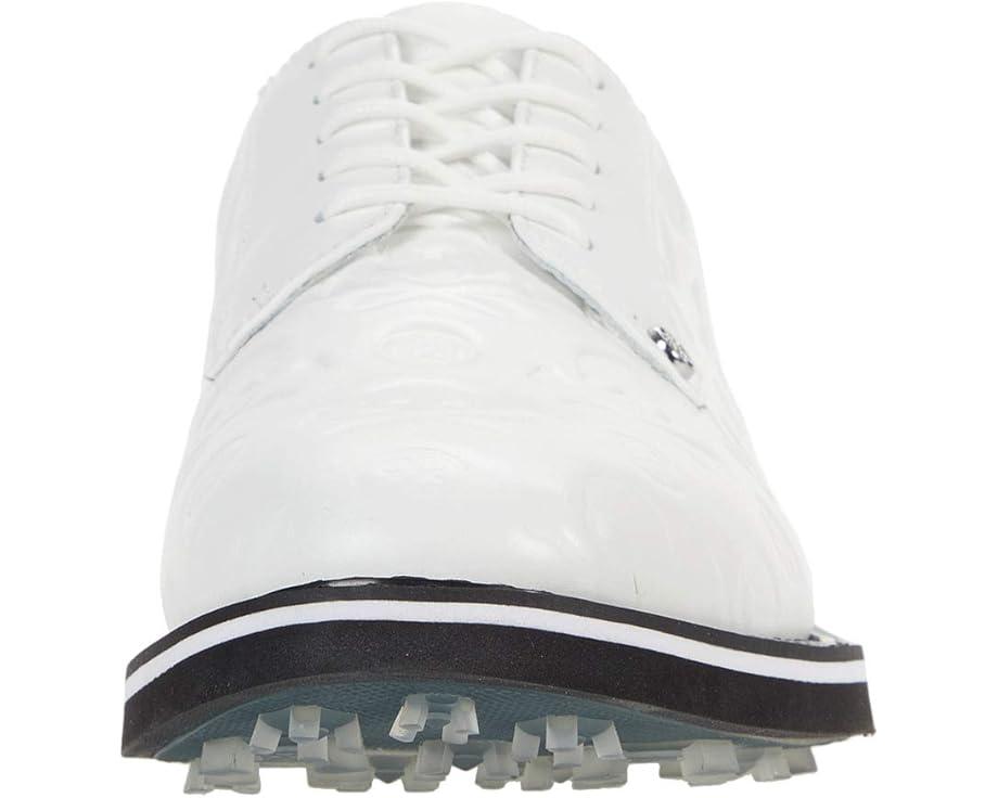 Gallivanter Debossed Skull & Ts Leather Golf Shoes Product Image