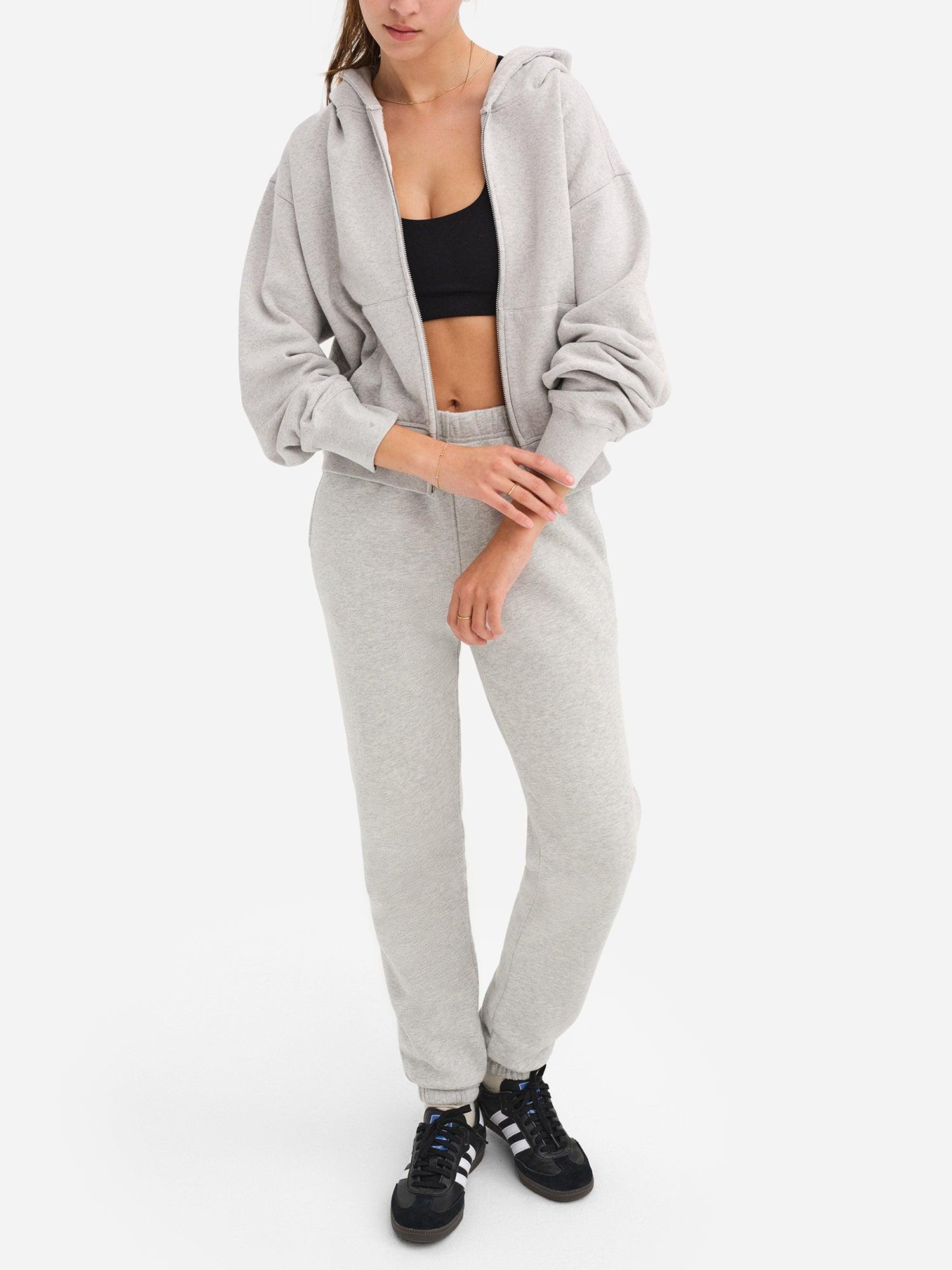 Organic Fleece Zip Hoodie Female Product Image