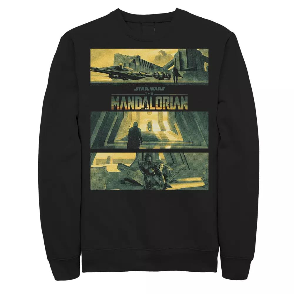 Disney's The Mandalorian Men's Castle And Throne Fleece,  Product Image