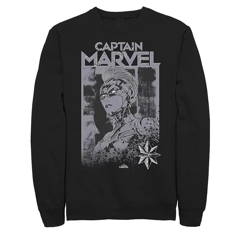 Men's Captain Marvel Stamp Sweatshirt,  Product Image