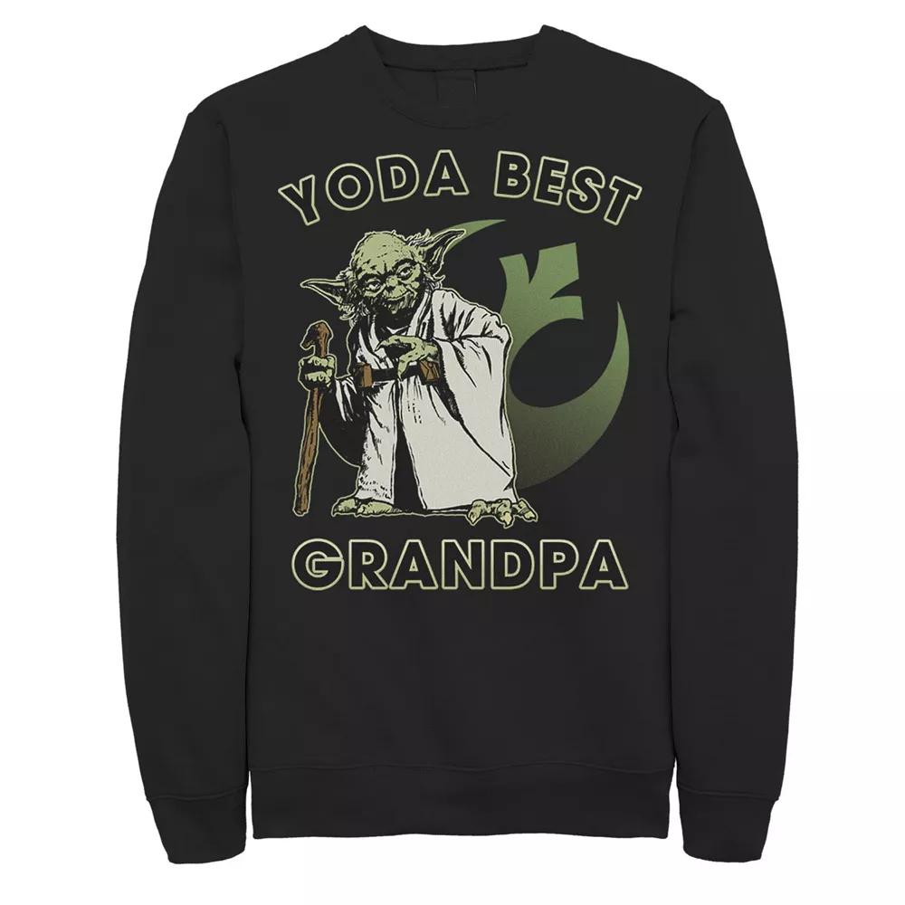 Men's Star Wars Yoda Best Uncle Rebel Logo Sweatshirt,  Product Image